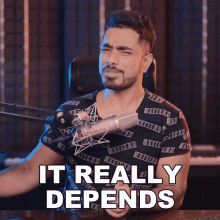 It Really Depends Unmesh Dinda GIF - It Really Depends Unmesh Dinda Piximperfect GIFs