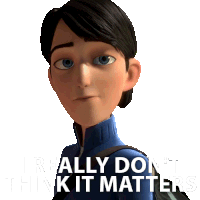 I Really Dont Think It Matters Jim Lake Jr Sticker - I Really Dont Think It Matters Jim Lake Jr Trollhunters Tales Of Arcadia Stickers