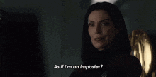 As If I'M An Imposter Commander Ro Laren GIF - As If I'M An Imposter Commander Ro Laren Michelle Forbes GIFs