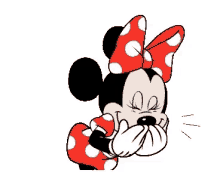 Minnie Mouse Shy GIF