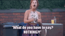 No Words GIF - What Do You Have To Say Nothing Threatening GIFs