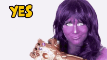 Lillee Jean Thanos GIF - Lillee Jean Thanos Marvel GIFs