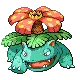 a pixel art drawing of venusaur with a flower on its head .