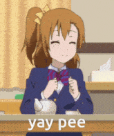 Yay Pee Anime GIF - Yay Pee Anime Text GIFs