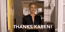 Thanks Karen Thank You GIF - Thanks Karen Thank You I Appreciate It GIFs