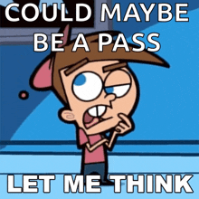 Let Me Think Timmy Turner GIF - Let Me Think Timmy Turner A Wish Too Far GIFs