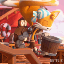 Sigh Tails GIF - Sigh Tails Sonic Prime GIFs