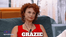 Beatrice Luzzi Grazie GIF - Beatrice Luzzi Grazie Grande Fratello 17 GIFs
