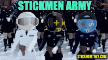 Stickmen Toys Stickmen Army GIF