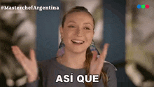 Así Que Chocha María Sol GIF - Así Que Chocha María Sol Masterchef Argentina GIFs