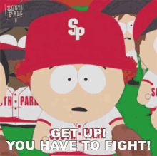 Get Up You Have To Fight Eric Cartman GIF