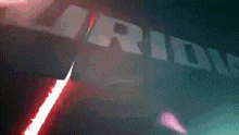 a close up of a sign that says arrow