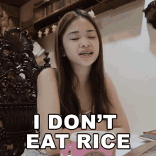 i dont eat rice sophia zionne diet ako di ako nagririce di ako kumakain ng kanin