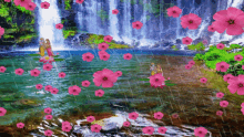 Jai Siya Ram Flowers GIF - Jai Siya Ram Flowers Waterfall GIFs