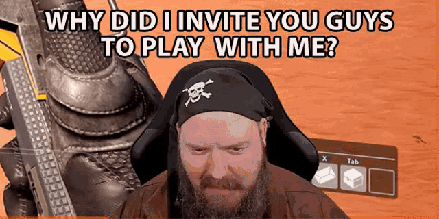 Why Did I Invite You Guys To Play With Me Burkeblack GIF - Why Did