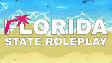 a florida state roleplay logo with a palm tree