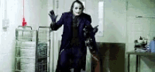 Joker Bye GIF - Joker Bye Heath Ledger GIFs
