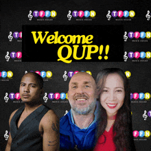 999 Fame Welcome Greeting With Rob Ben And Red Rob Ben And Red Welcome Mesage With Background GIF