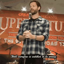 Jared Padalecki Spnkc GIF - Jared Padalecki Spnkc Everyone Is Entitled To Be Wrong GIFs