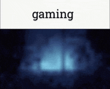 a white background with the word gaming on it