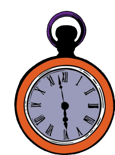 Clock Time Sticker - Clock Time Waiting Stickers