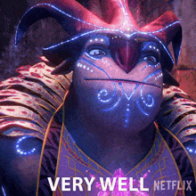 Very Well Queen Usurna GIF - Very Well Queen Usurna Trollhunters Tales Of Arcadia GIFs