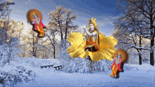 Jaish Krishna Snow GIF - Jaish Krishna Snow Trees GIFs