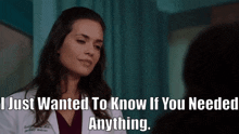 Chicago Med Natalie Manning GIF - Chicago Med Natalie Manning I Just Wanted To Know If You Needed Anything GIFs