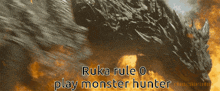 Monster Hunter Ruka Rule GIF - Monster Hunter Ruka Rule GIFs