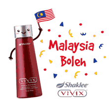 shaklee vivix malaysia boleh malaysian flag smiling