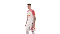 a man in a red and white jersey with the number 30 on it