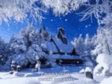 Snow Cabin GIF - Snow Cabin Snowing GIFs