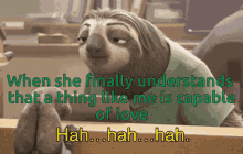 Sloth Hahaha GIF - Sloth Hahaha When She Finally Understands GIFs