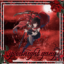 Rwby Ruby Rose GIF - Rwby Ruby Rose Goodnight GIFs