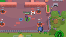 a screenshot of a game called brawl stars shows a person fighting another person