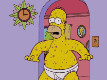 Rash GIF - Homer Simpson Chicken Pox Rashes GIFs