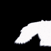 a silhouette of a person with lightning strikes behind them
