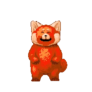 Red Panda Loading Sticker
