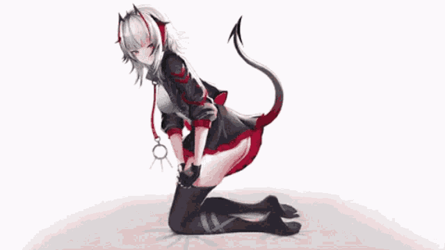Demon Girl Next Door Tail GIF  Demon Girl Next Door Tail Bouncing Tail   Discover  Share GIFs