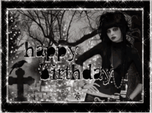 Blingee Gothic GIF - Blingee Gothic Happy Birthday GIFs