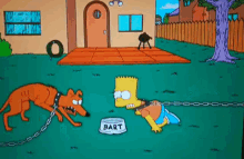 Bart Simpsons GIF - Bart Simpsons Dog GIFs