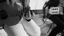 guitar playing