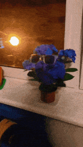 Flowers Sunglasses GIF - Flowers Sunglasses Edit GIFs