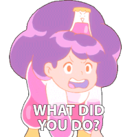 What Did You Do Bee Sticker - What Did You Do Bee Bee And Puppycat Stickers