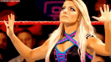 Alexa Bliss Hands Up GIF - Alexa Bliss Hands Up Look Up GIFs