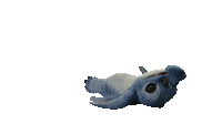 a stitch cartoon character is smiling and looking at the camera on a white background