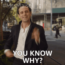 You Know Why Lenny Bruce GIF - You Know Why Lenny Bruce The Marvelous Mrs Maisel GIFs