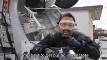 Veritasium I Am About To Get Buried In Concrete GIF - Veritasium I Am About To Get Buried In Concrete GIFs