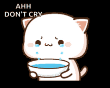 Cute Cat Crying GIF - Cute Cat Crying Tears GIFs