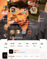 a screenshot of a person 's profile on a social media site